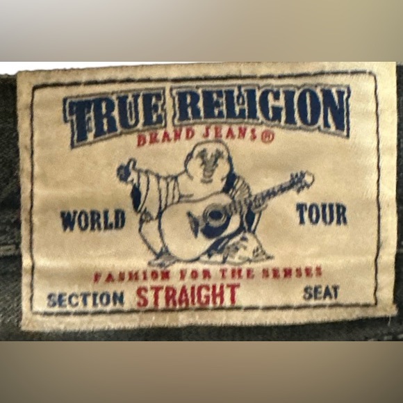 True Religion Straight With Flap Jeans Size 31 - Picture 3 of 5